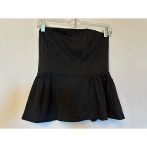 Anthropologie Reath and Wren Black Strapless Corset/PeplumTop NWT Size XS